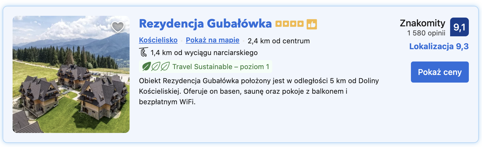 rezydencja gubałówka