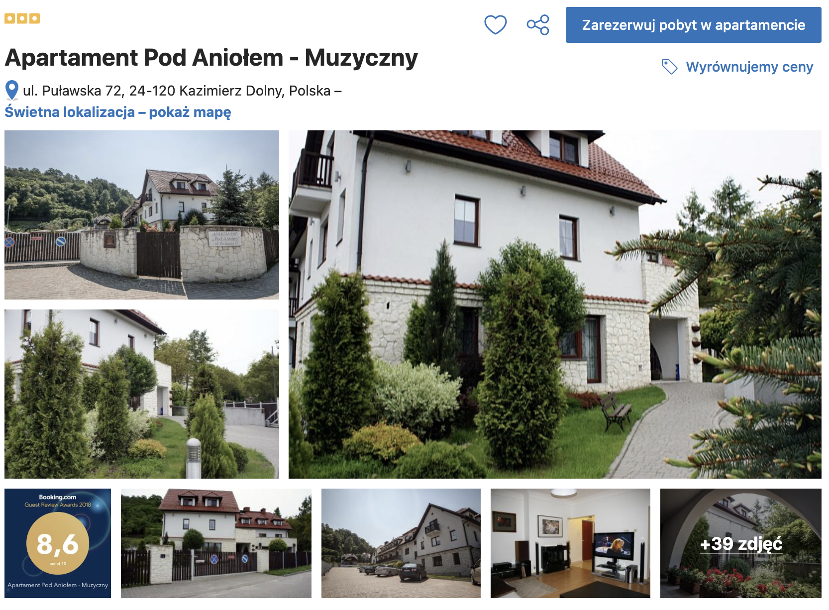 Apartamenty pod Aniołem, Kazimierz Dolny